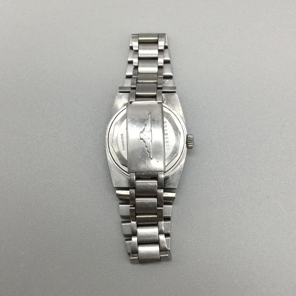 Vintage Longines Mens Watch 27mm Cream Dial Automatic Day Date Stainless 6.25